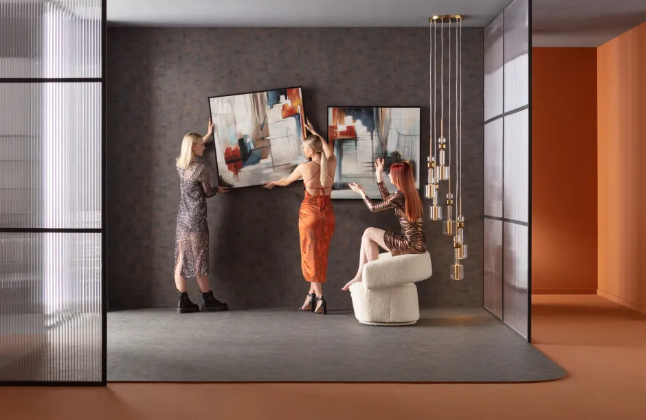 KARE Gerahmtes Bild Visione Front 100x100cm