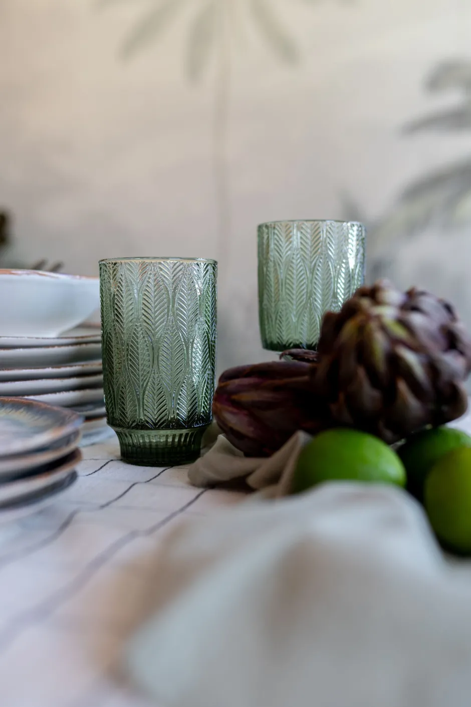 KARE Glas Fogli Grün