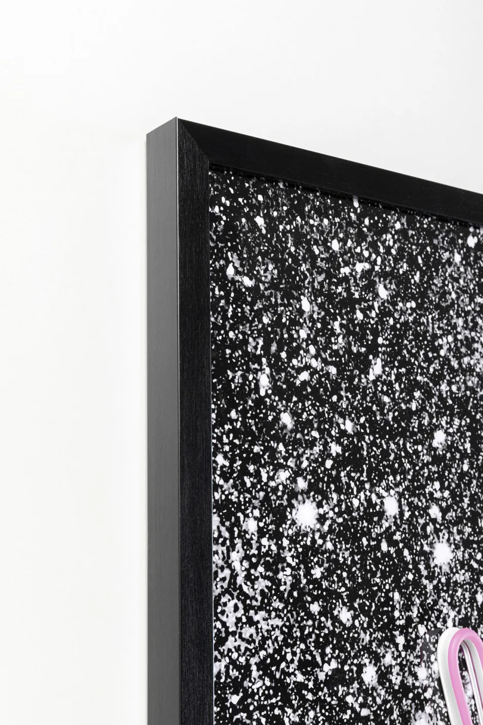 KARE Glasbild Balloon Dog LED 80x80cm