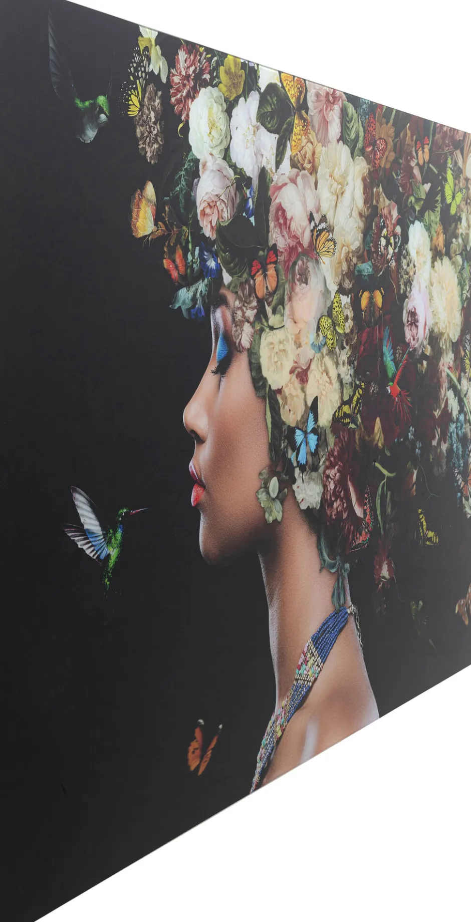 KARE Glasbild Bunch of Flowers 150x100cm