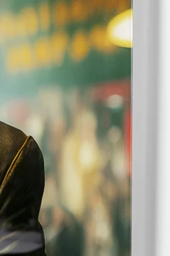 KARE Glasbild Drinking Monkey 100x100cm