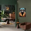 KARE Glasbild Fashion Gorilla 60x80cm