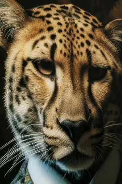 KARE Glasbild Mister Leo 100x150cm