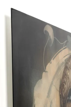 KARE Glasbild Muse Art Nouveau 100x100cm