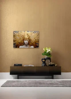 KARE Glasbild Muse Celestial 120x80cm