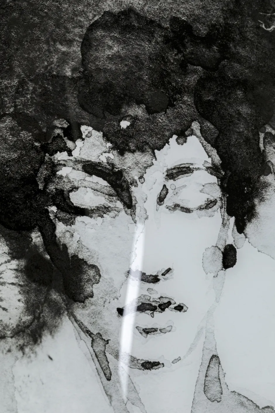 KARE Glasbild Smokey Hair 100x150cm