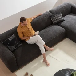 KARE Henry Elements 3-Sitzer Grau Links