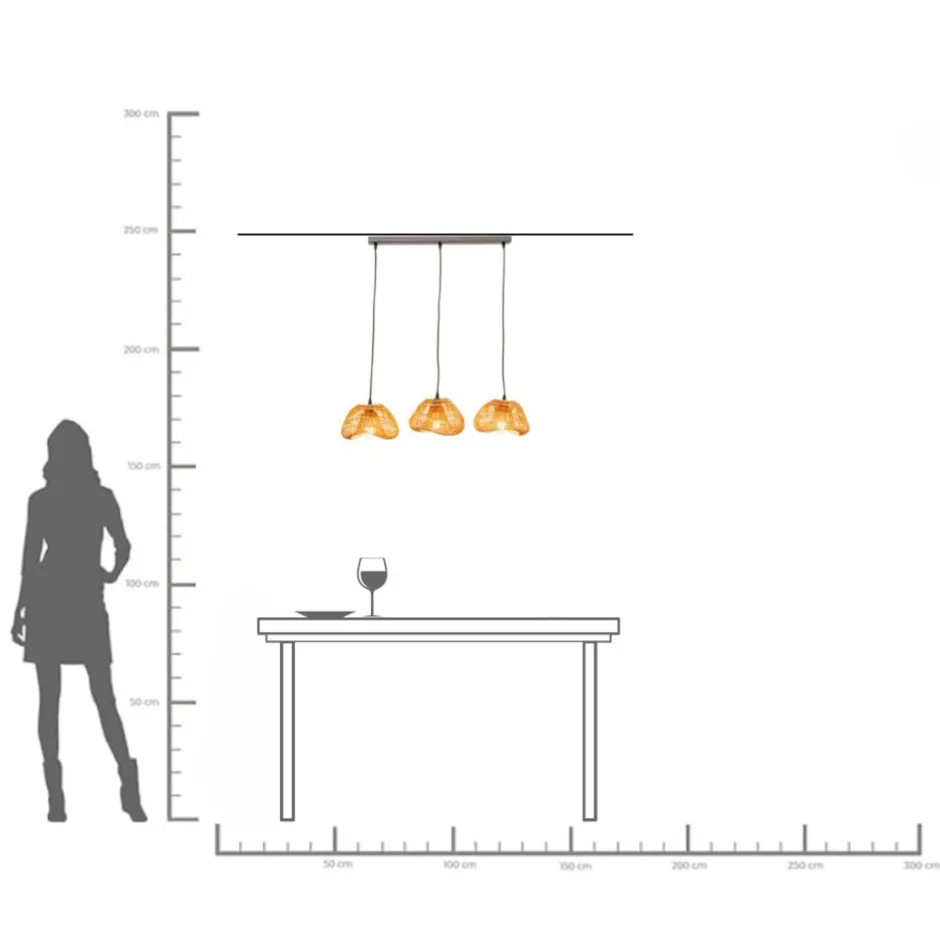KARE Hängeleuchte Aloha Drop Tre 80cm