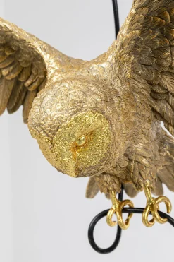 KARE Hängeleuchte Animal Owl Gold 60cm