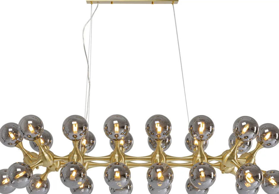 KARE Hängeleuchte Atomic Balls Brass 140cm
