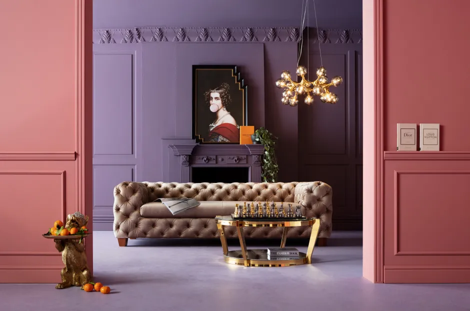 KARE Hängeleuchte Atomic Balls Brass Ø74cm