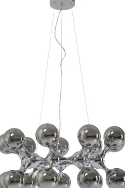 KARE Hängeleuchte Atomic Balls Silber Ø74cm