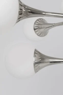 KARE Hängeleuchte Bulb Fiction 20 Silber Ø102cm