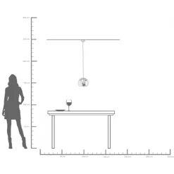 KARE Hängeleuchte Caldaia Silber Ø25cm