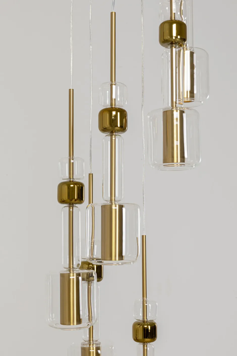 KARE Hängeleuchte Candy Bar Gold Ø44cm