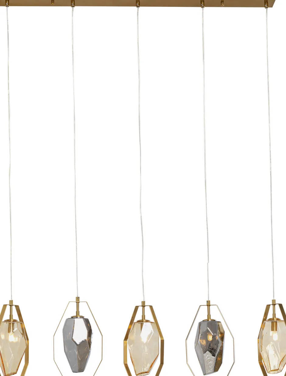 KARE Hängeleuchte Diamond Fever Dining Brass 110cm