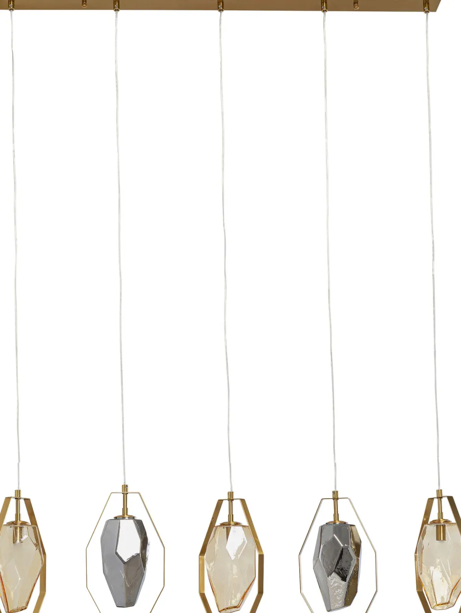 KARE Hängeleuchte Diamond Fever Dining Brass 110cm