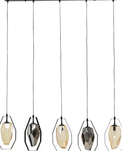 KARE Hängeleuchte Diamond Fever Dining Schwarz 110cm