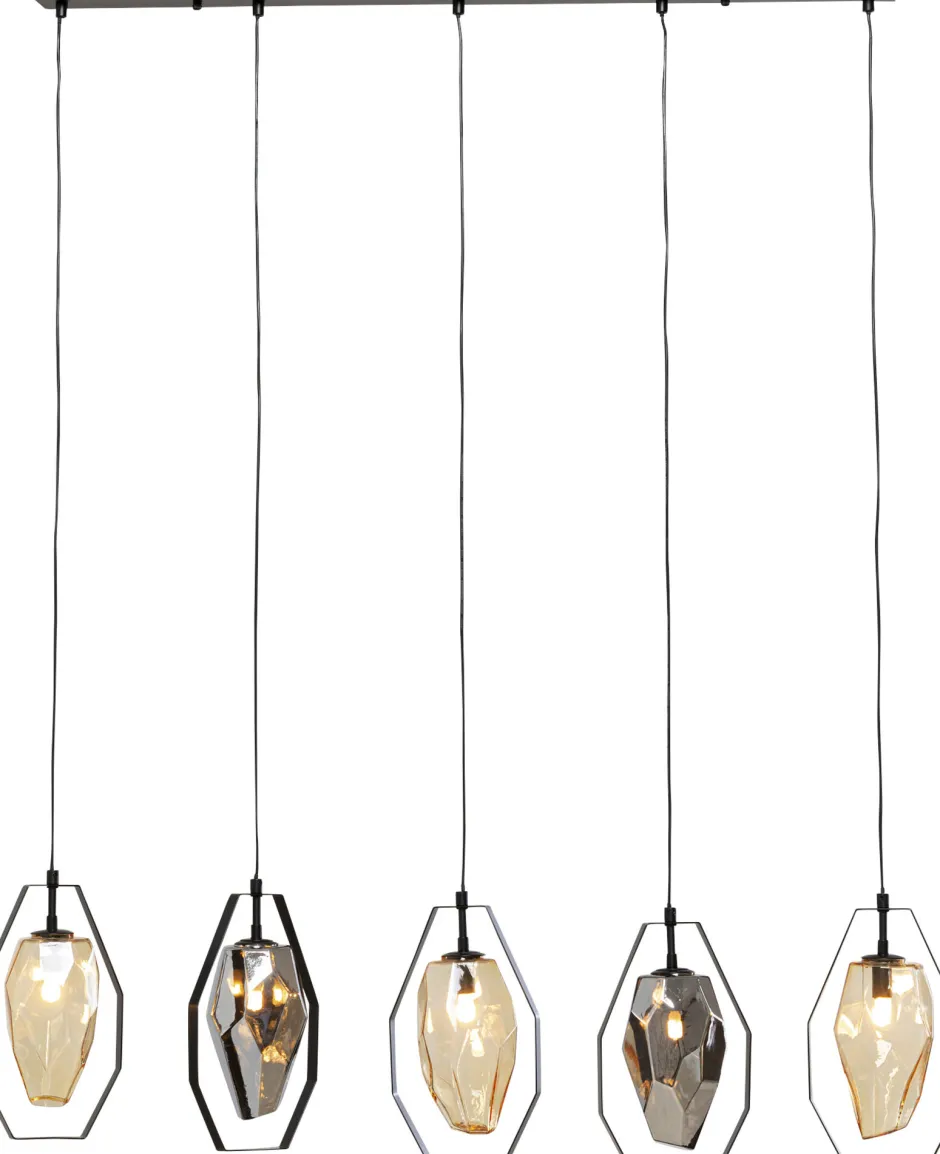 KARE Hängeleuchte Diamond Fever Dining Schwarz 110cm