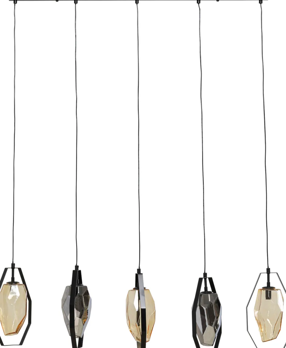 KARE Hängeleuchte Diamond Fever Dining Schwarz 110cm