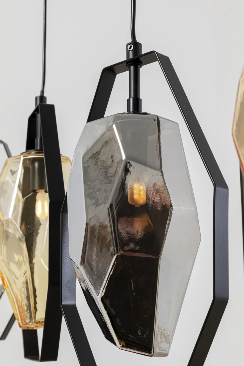 KARE Hängeleuchte Diamond Fever Dining Schwarz 110cm