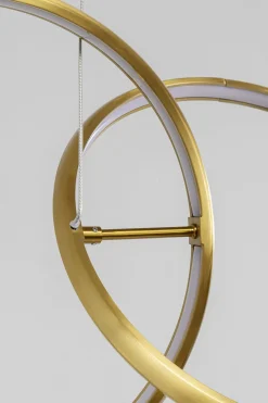 KARE Hängeleuchte Galaxy LED Gold 155cm