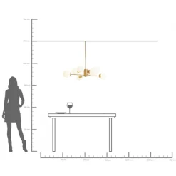 KARE Hängeleuchte Heavenly Gold Ø98cm