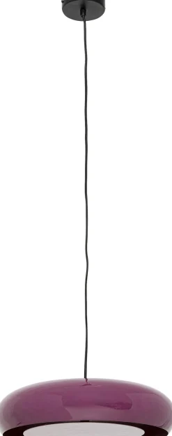 KARE Hängeleuchte Lia Pflaume Ø38cm