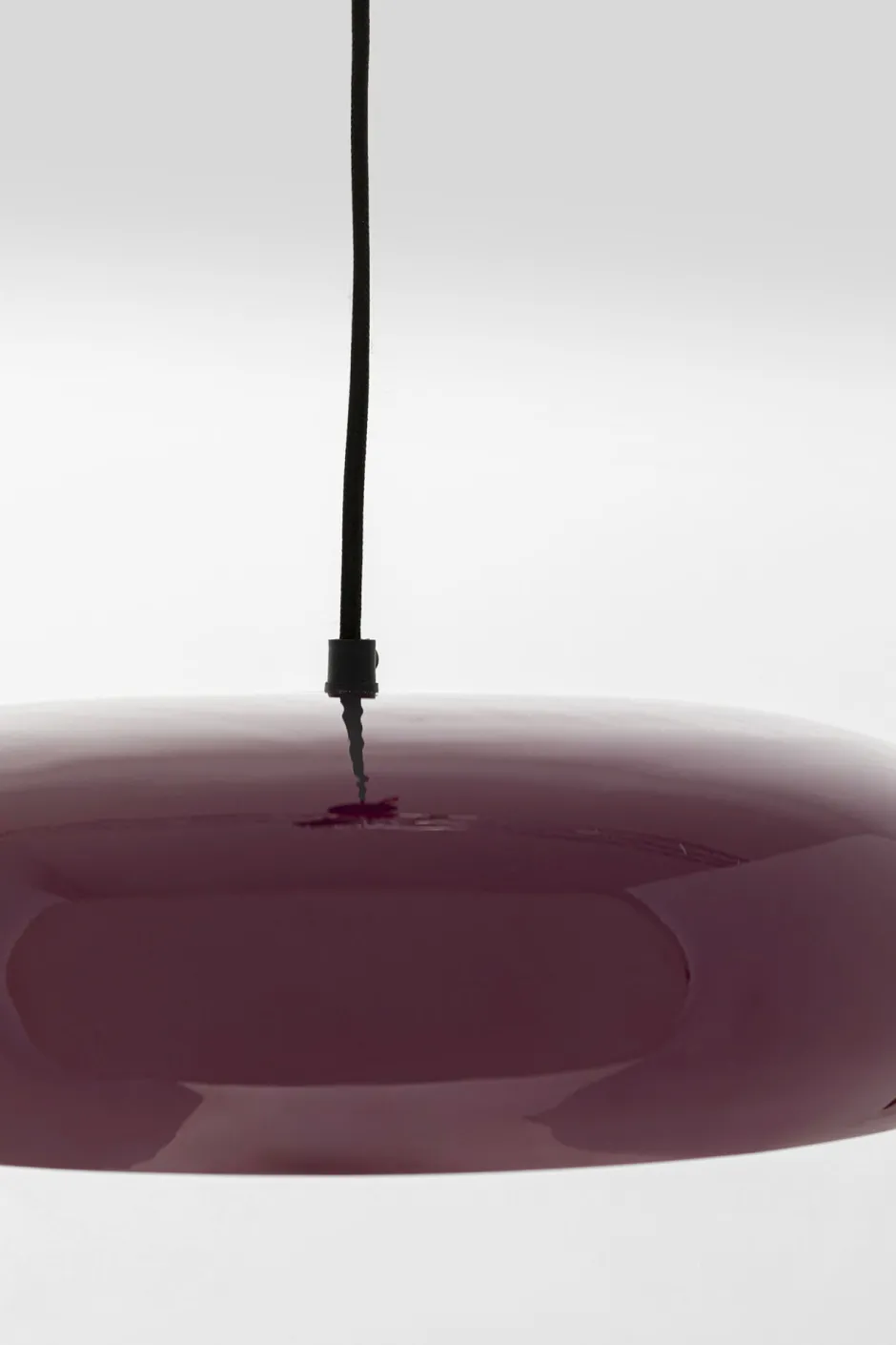 KARE Hängeleuchte Lia Pflaume Ø38cm