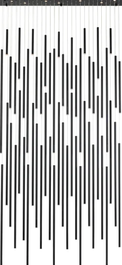 KARE Hängeleuchte Living Vegas Deluxe Schwarz Matt LED