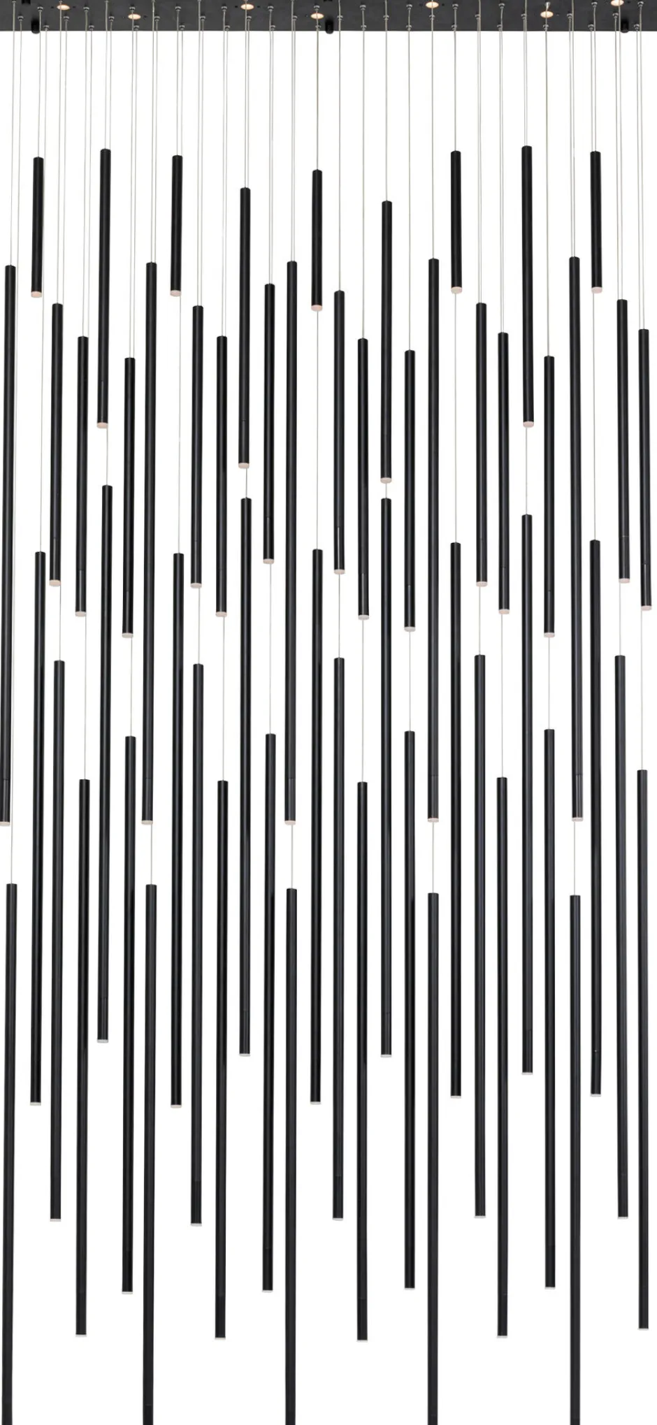 KARE Hängeleuchte Living Vegas Deluxe Schwarz Matt LED