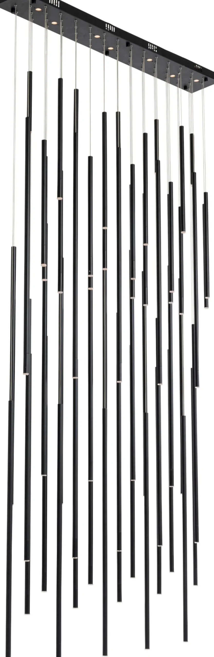 KARE Hängeleuchte Living Vegas Deluxe Schwarz Matt LED