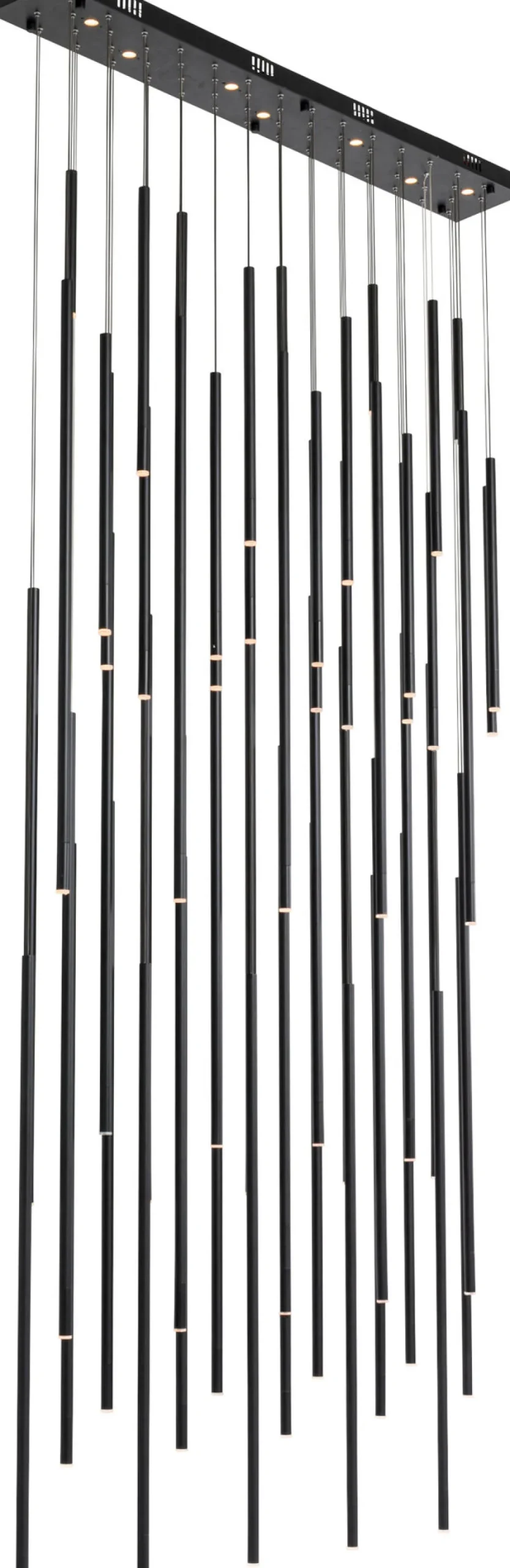 KARE Hängeleuchte Living Vegas Deluxe Schwarz Matt LED