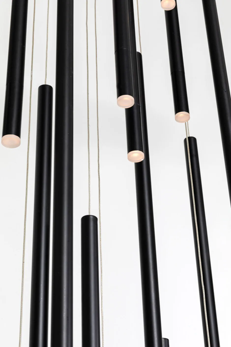 KARE Hängeleuchte Living Vegas Deluxe Schwarz Matt LED