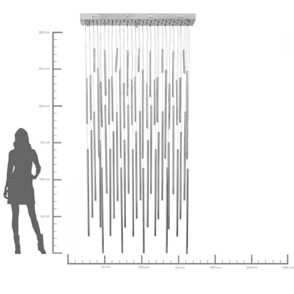 KARE Hängeleuchte Living Vegas Deluxe Chrome LED