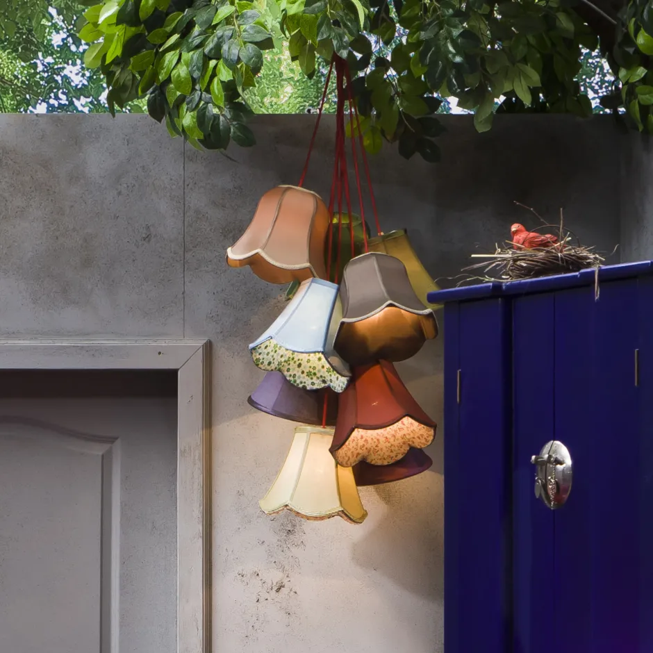 KARE Hängeleuchte Saloon Flowers 9