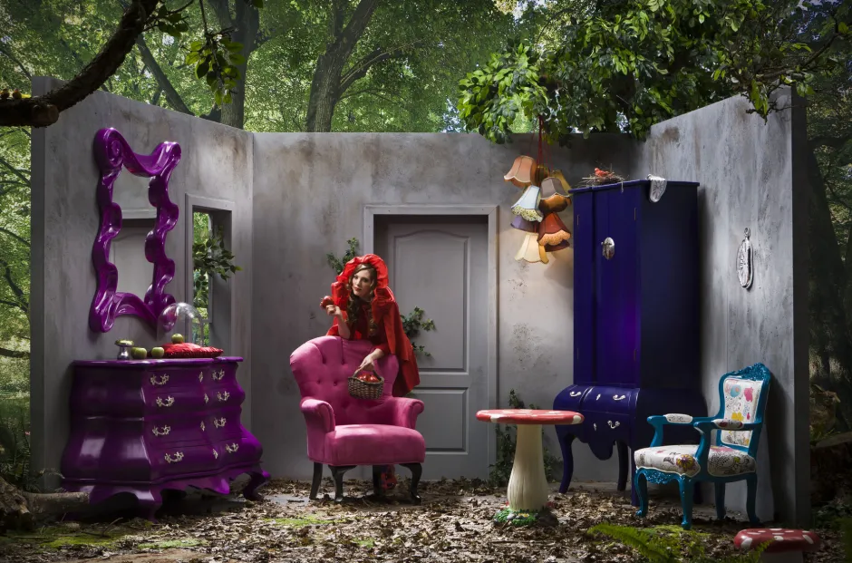 KARE Hängeleuchte Saloon Flowers 9