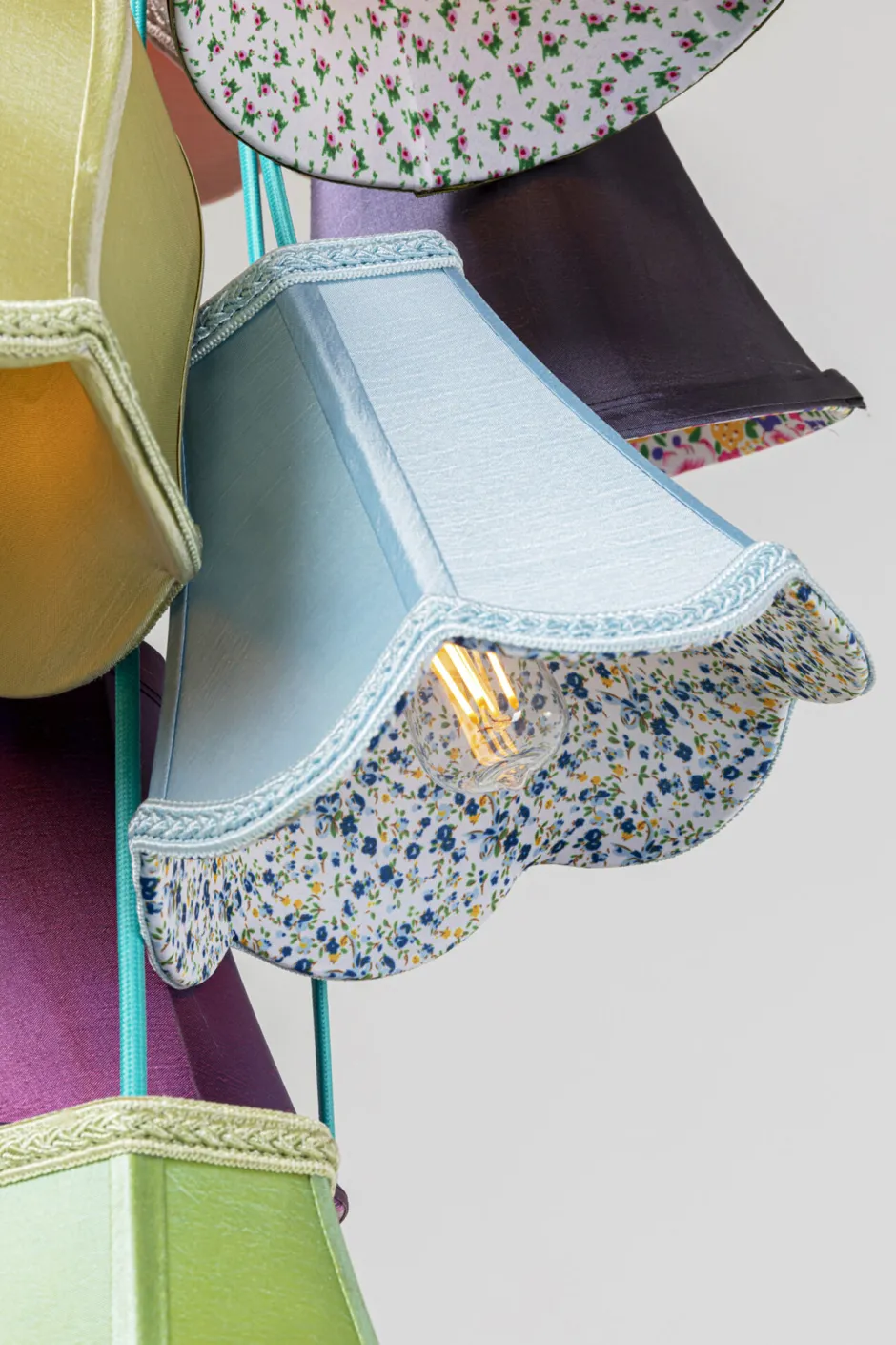 KARE Hängeleuchte Saloon Flowers 9