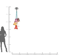 KARE Hängeleuchte Saloon Flowers 5