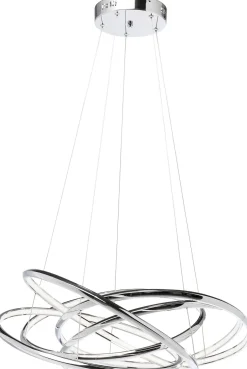 KARE Hängeleuchte Saturn LED Chrome Big