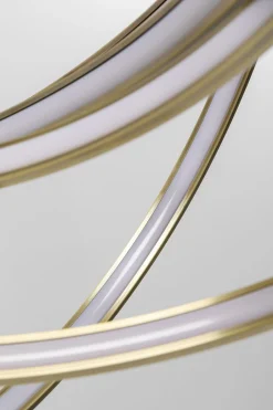 KARE Hängeleuchte Saturn LED Gold Big