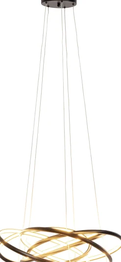 KARE Hängeleuchte Saturn Schwarz Ø72cm