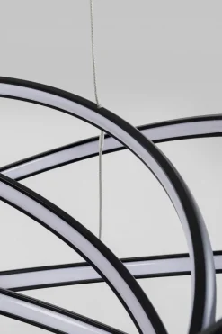 KARE Hängeleuchte Saturn Schwarz Ø72cm