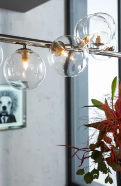 KARE Hängeleuchte Scala Balls Chrome 155cm