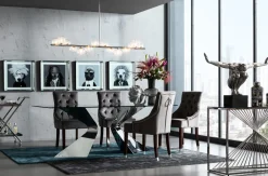 KARE Hängeleuchte Scala Balls Chrome 155cm