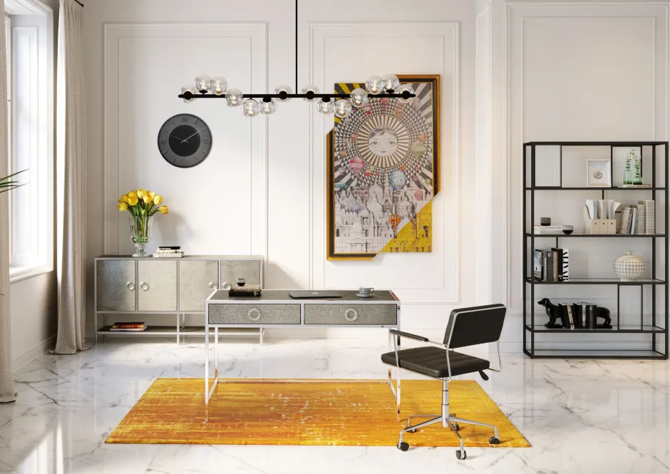 KARE Hängeleuchte Scala Balls Schwarz 155cm