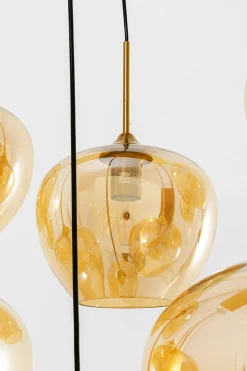 KARE Hängeleuchte Sphere Amber 160cm