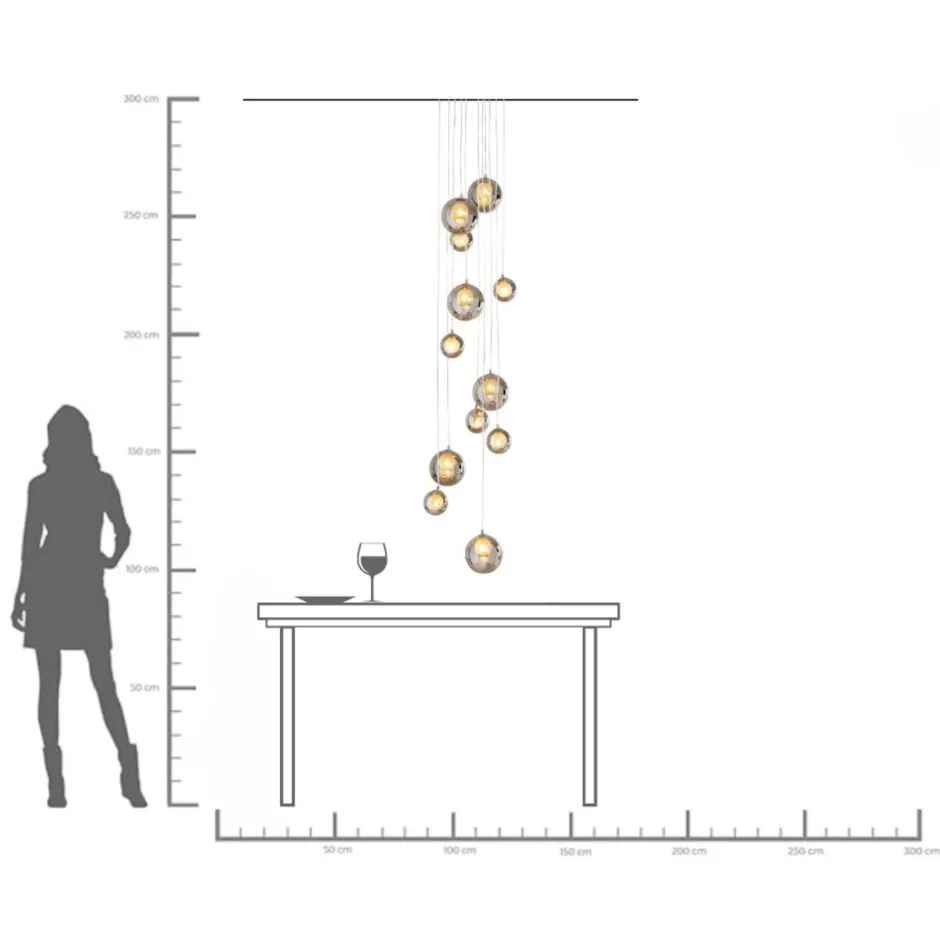KARE Hängeleuchte Symphony Chrome