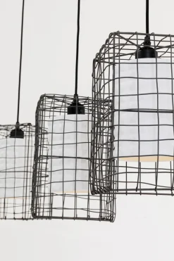 KARE Hängeleuchte Three Grids 120cm