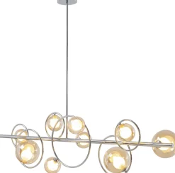 KARE Hängeleuchte Universe Chrom 110cm